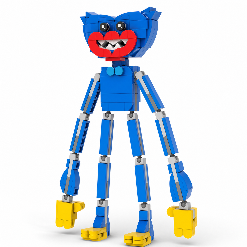 MOC Catnap Horror Game Figure | Nightmare Monster Bricks | Toylvia