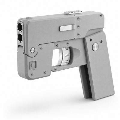IC380 Folding Phone Deformation Soft Bullet Toy Gun (Shell Ejection)