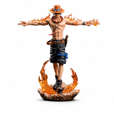 One Piece Portgas D Ace 28cm Action Figure PVC Collectible Model | Toylvia™