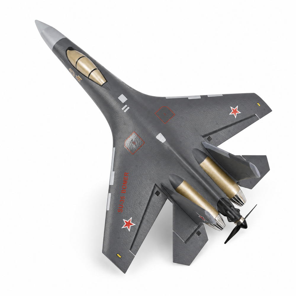 J16 RC Plane 4CH Foam Fighter | 360° Flip-Roll 525mm Glider | Toylvia