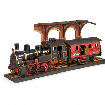 Rolife Steam Journey 3D Wooden Puzzle | 405PCS Train Model | ToyIvia