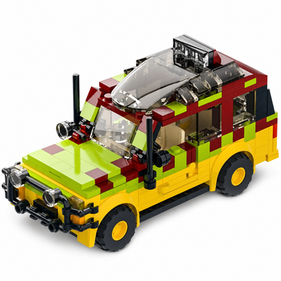 Jurassic Tour Vehicle 309pcs Dinosaur Building Blocks Set