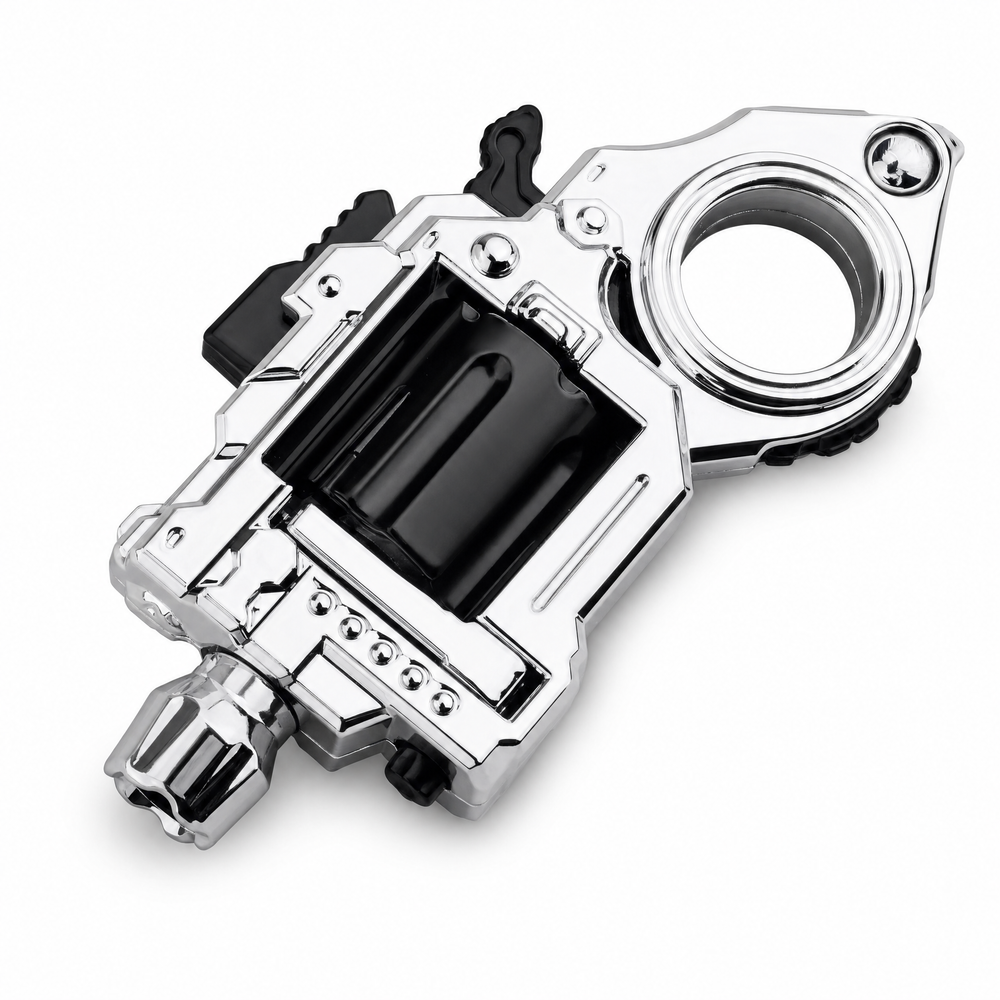 Metal Revolver Fidget Spinner Ring - EDC Alloy Stress Relief Toy | Toylvia™