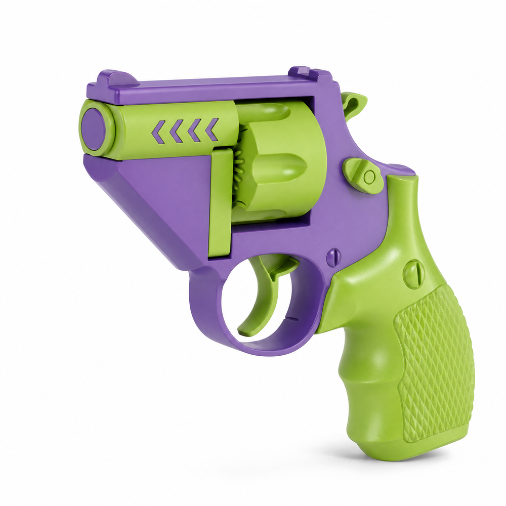 Mini Rotating Fidget Blaster Toy - 3D Printed Stress Relief Desk Fidget | Toylvia™