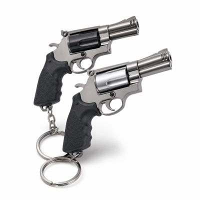 Mini M500 Revolver Metal Keychain Collectible - Detachable Alloy | Toylvia™