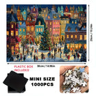 Christmas Snowy Street 1000 Piece Jigsaw Puzzle 15x10 In
