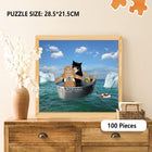 100 Pieces Catanic Animals Jigsaw Puzzle Decompression Toy