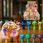 New Sprunki Action Figure Toy Random Blind Box Sprunki Anime Wenda Model Doll Figurines with Badge Keychain Kids Gift