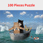 100 Pieces Catanic Animals Jigsaw Puzzle Decompression Toy