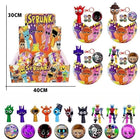New Sprunki Action Figure Toy Random Blind Box Sprunki Anime Wenda Model Doll Figurines with Badge Keychain Kids Gift