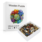 Succulent Plant Wooden Puzzle Family Educational Game
