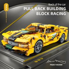 ToylinX™ 1:18 Sports Car 451PCS Building Blocks Model Kit for Kids & Adults