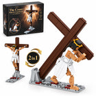 515PCS Jesus Cross Building Blocks 2-in-1 Crucifixion Model