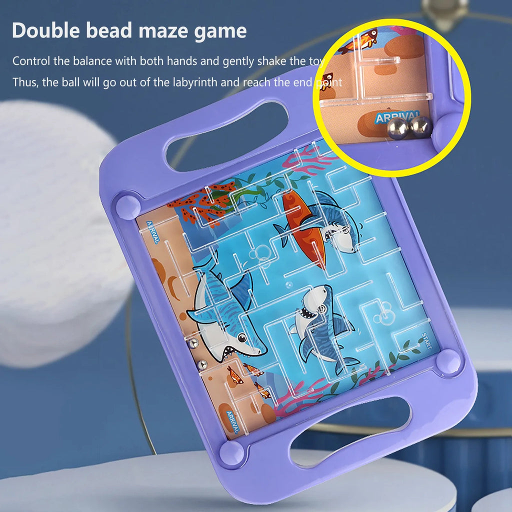 Gravity Balance 3D Maze Ball Puzzle Toy – Montessori Brain Game for Kids | Toylvia™ - Toylvia™