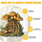 Giant Mushroom Cottage Wooden Puzzle Fantasy Forest Library