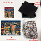 Christmas Snowy Street 1000 Piece Jigsaw Puzzle 15x10 In