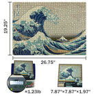 1000 Piece Great Wave off Kanagawa Puzzle 50x70cm Art Jigsaw