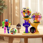 New Sprunki Action Figure Toy Random Blind Box Sprunki Anime Wenda Model Doll Figurines with Badge Keychain Kids Gift
