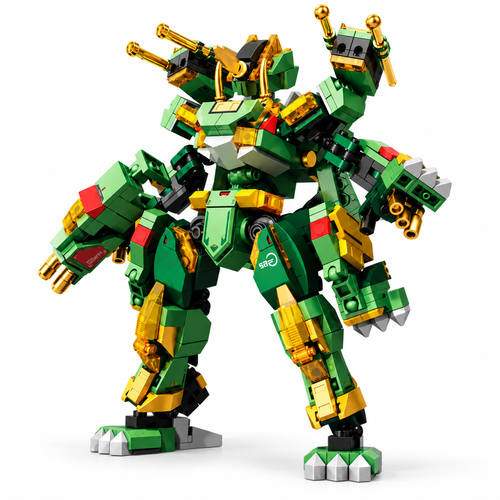 SEMBO BLOCK 645pcs Dinosaur Transformation Mecha Building Blocks - alternate view