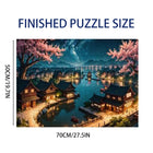 Sakura Town 1000 Piece Jigsaw Puzzle 50x70cm Art Decor