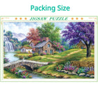 Stone Houses in the Woods 1000 Piece Jigsaw Puzzle 75x50cm
