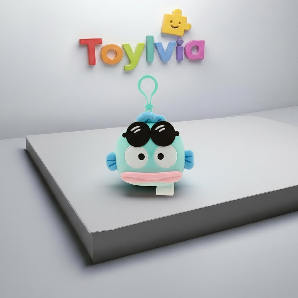 Sanrio Hangyodon Pendant Plush Toy – Super Soft Cute Charm