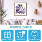 Owls Wooden Puzzle for Adults Unique Shaped Pieces Room Decor