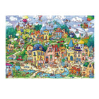 Happy Town Landscape 1000 Piece Jigsaw Puzzle 70x50cm