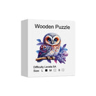 Owls Wooden Puzzle for Adults Unique Shaped Pieces Room Decor
