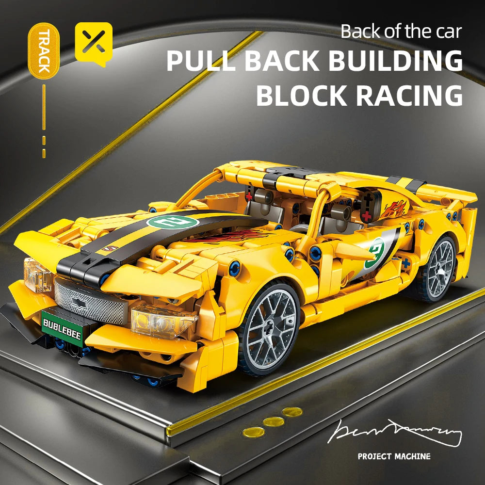 ToylinX™ 1:18 Sports Car 451PCS Building Blocks Model Kit for Kids & Adults - Toylvia™