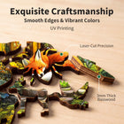 Enchanted Forest Gazebo Fox Wooden Puzzle Animal Pieces