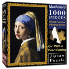 1000 Pieces Girl with a Pearl Earring Jigsaw Puzzle Vermeer