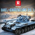 Bat Chatillon 25 t Tank 1102 Piece Building Block Model Set
