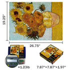 Van Gogh Sunflowers 1000 Piece Jigsaw Puzzle Art Decor