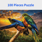 100 Pieces Cartoon Animals Parrot Jigsaw Puzzle Toy