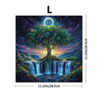 Fantasy Tree of Life Waterfall Wooden Puzzle Animal Pieces