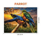 100 Pieces Cartoon Animals Parrot Jigsaw Puzzle Toy