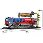 Passenger & Freight Train Building Block Track Model Set