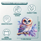 Owls Wooden Puzzle for Adults Unique Shaped Pieces Room Decor