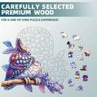 Owls Wooden Puzzle for Adults Unique Shaped Pieces Room Decor