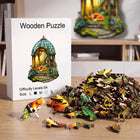 Enchanted Forest Gazebo Fox Wooden Puzzle Animal Pieces