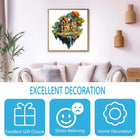 Sky Castle Wooden Jigsaw Puzzle Unique Animal Pieces
