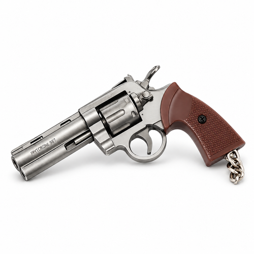 Silver Revolver CL-MAGK-SR left three-quarter studio
