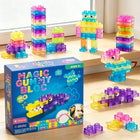 40-Piece Squishy Jelly Building Blocks Sensory Toy Set