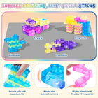 40-Piece Squishy Jelly Building Blocks Sensory Toy Set