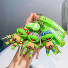 Teenage Mutant Ninja Turtles Character Keychain – 6.3cm PVC Figure Keyring