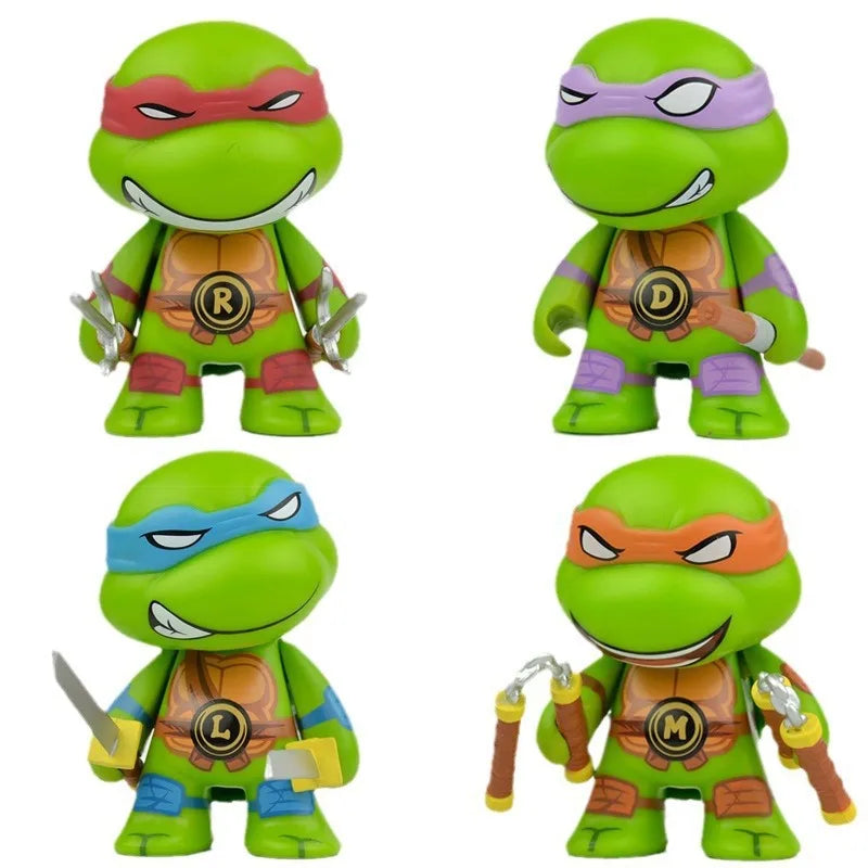 Teenage Mutant Ninja Turtles Action Figure Set – 4PCS Movable Joint Collectible Figures