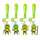 Teenage Mutant Ninja Turtles Character Keychain – 6.3cm PVC Figure Keyring