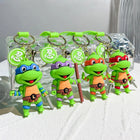Teenage Mutant Ninja Turtles Character Keychain – 6.3cm PVC Figure Keyring
