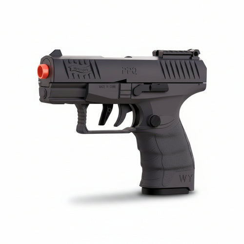 PPQ Soft Bullet Pistol Gun - Continuous Fire & Empty Chamber Lock Blaster